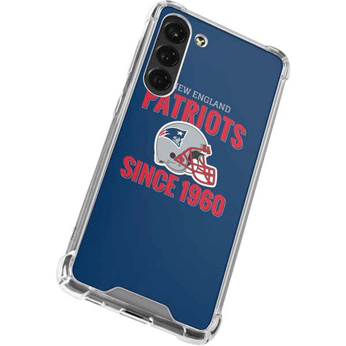 NFL New England Patriots Helmet Galaxy S23 Plus Clear Case
