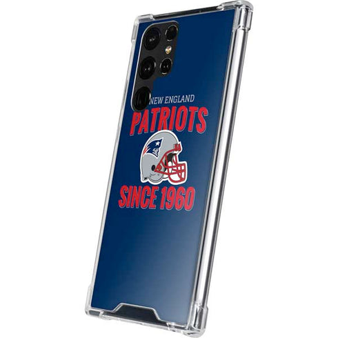NFL New England Patriots Helmet Galaxy S23 Ultra Clear Case