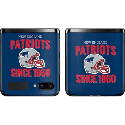 NFL New England Patriots Helmet Galaxy Z Flip Skin