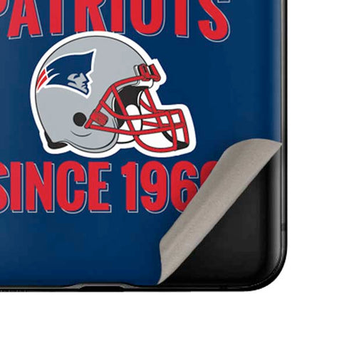 NFL New England Patriots Helmet Galaxy Z Flip Skin