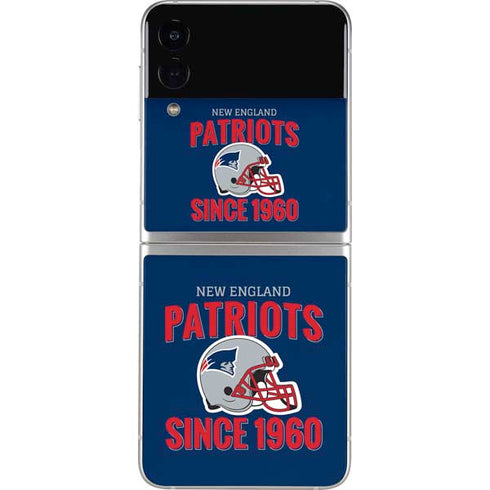 NFL New England Patriots Helmet Galaxy Z Flip3 5G Skin