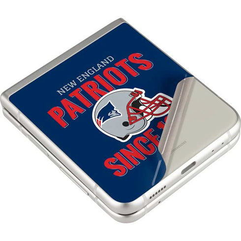 NFL New England Patriots Helmet Galaxy Z Flip3 5G Skin