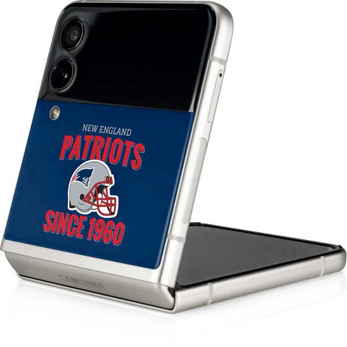 NFL New England Patriots Helmet Galaxy Z Flip3 5G Skin