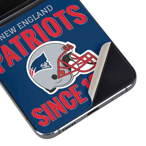 NFL New England Patriots Helmet Galaxy Z Flip5 5G Skin