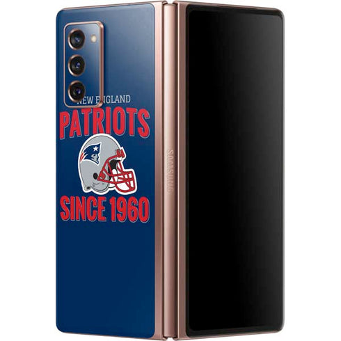 NFL New England Patriots Helmet Galaxy Z Fold2 5G Skin