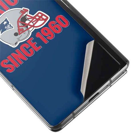 NFL New England Patriots Helmet Galaxy Z Fold2 5G Skin
