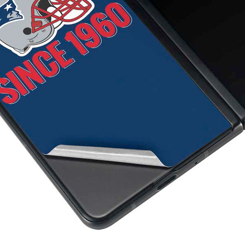NFL New England Patriots Helmet Galaxy Z Fold3 5G Skin