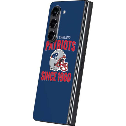 NFL New England Patriots Helmet Galaxy Z Fold5 5G Skin
