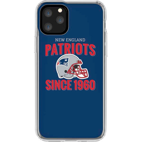 NFL New England Patriots Helmet iPhone 11 Pro Clear Case