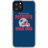 NFL New England Patriots Helmet iPhone 11 Pro Clear Case