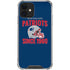 NFL New England Patriots Helmet iPhone 12 Clear Case