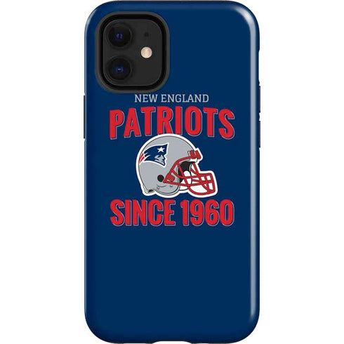 NFL New England Patriots Helmet iPhone 12 Mini Impact Case