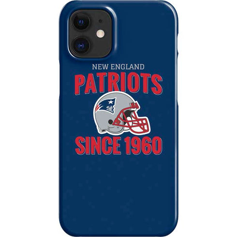 NFL New England Patriots Helmet iPhone 12 Mini Lite Case