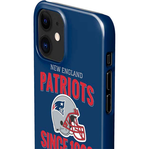 NFL New England Patriots Helmet iPhone 12 Mini Lite Case