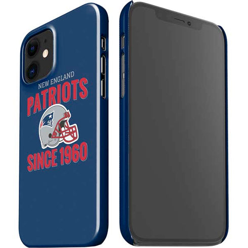 NFL New England Patriots Helmet iPhone 12 Mini Lite Case