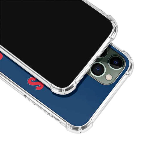 NFL New England Patriots Helmet iPhone 12 Pro Clear Case
