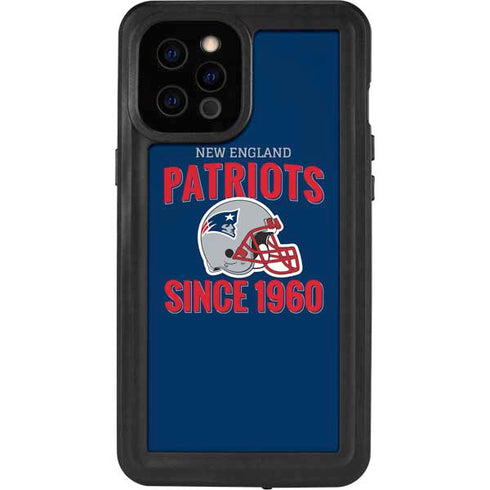 NFL New England Patriots Helmet iPhone 12 Pro Max Waterproof Case