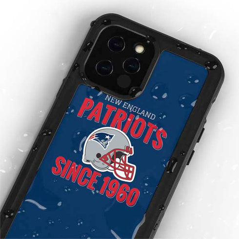 NFL New England Patriots Helmet iPhone 12 Pro Waterproof Case