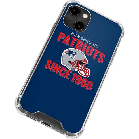 NFL New England Patriots Helmet iPhone 13 Clear Case