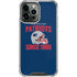 NFL New England Patriots Helmet iPhone 13 Pro Max Clear Case