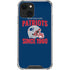NFL New England Patriots Helmet iPhone 14 Clear Case