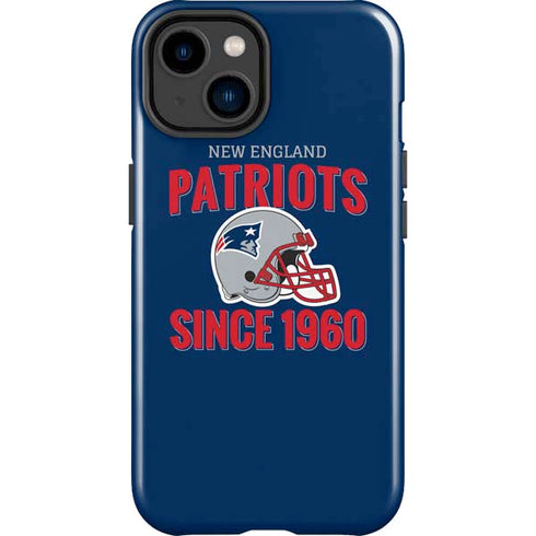 NFL New England Patriots Helmet iPhone 15 Plus Impact Case