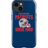 NFL New England Patriots Helmet iPhone 15 Plus Impact Case