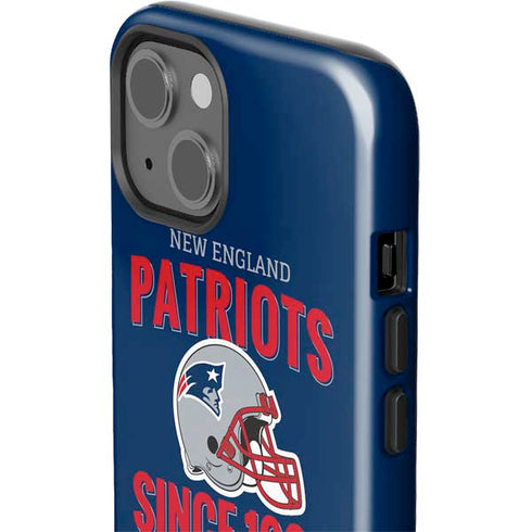 NFL New England Patriots Helmet iPhone 15 Plus Impact Case