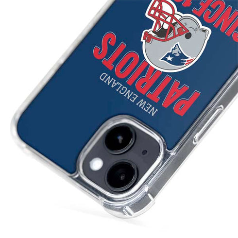 NFL New England Patriots Helmet iPhone 15 MagSafe Case