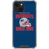 NFL New England Patriots Helmet iPhone 14 Plus Clear Case