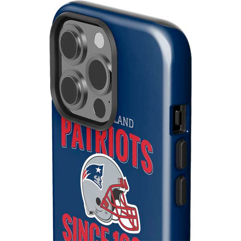 NFL New England Patriots Helmet iPhone 15 Pro Impact Case