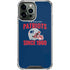 NFL New England Patriots Helmet iPhone 14 Pro Max Clear Case