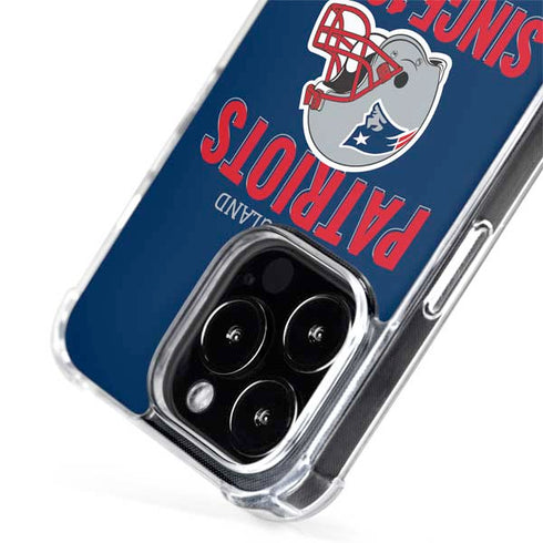 NFL New England Patriots Helmet iPhone 14 Pro Max MagSafe Case