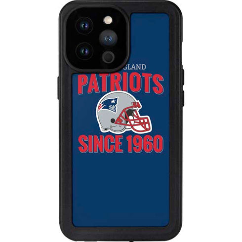 NFL New England Patriots Helmet iPhone 14 Pro Max Waterproof Case