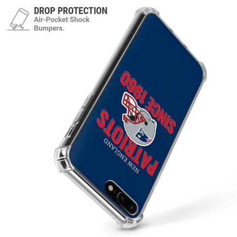 NFL New England Patriots Helmet iPhone 7/8 Plus Clear Case