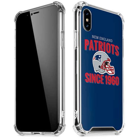 NFL New England Patriots Helmet iPhone X/XS Clear Case