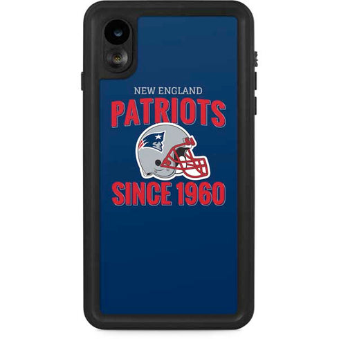 NFL New England Patriots Helmet iPhone XR Waterproof Case