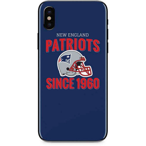 NFL New England Patriots Helmet iPhone XS Skin