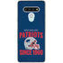 NFL New England Patriots Helmet LG Stylo 6 Clear Case