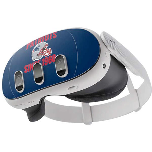 NFL New England Patriots Helmet Meta Quest 3 Skin