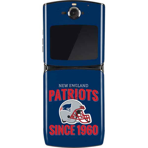 NFL New England Patriots Helmet Motorola RAZR Skin