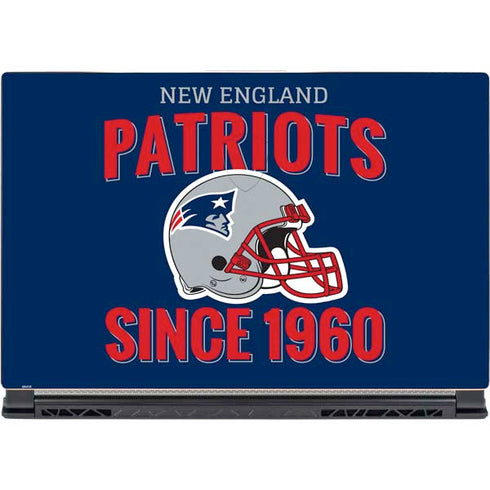 NFL New England Patriots Helmet MSI GS65 Stealth Laptop Skin