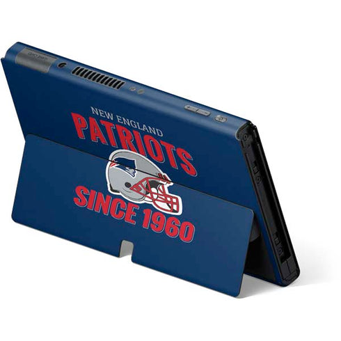 NFL New England Patriots Helmet Nintendo Switch OLED (2021) Skin