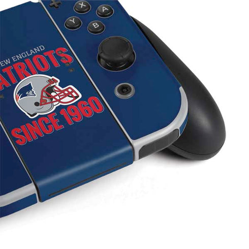 NFL New England Patriots Helmet Nintendo Switch OLED (2021) Skin
