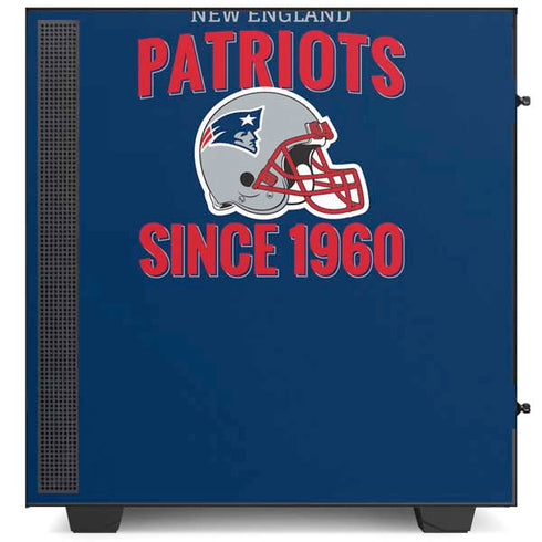 NFL New England Patriots Helmet NZXT H510 Compact ATX Mid-Tower Case Skin