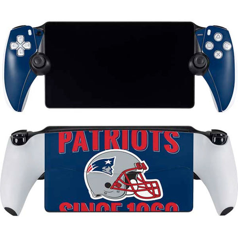 NFL New England Patriots Helmet PlayStation Portal Remote Player Skin