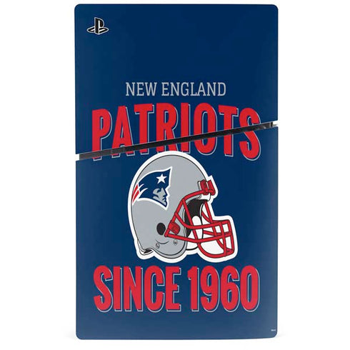 NFL New England Patriots Helmet PS5 Slim Digital Edition Console Skin