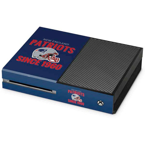 NFL New England Patriots Helmet Xbox One Console Skin