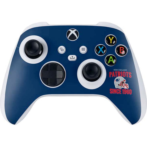 NFL New England Patriots Helmet Xbox Series S Controller Skin