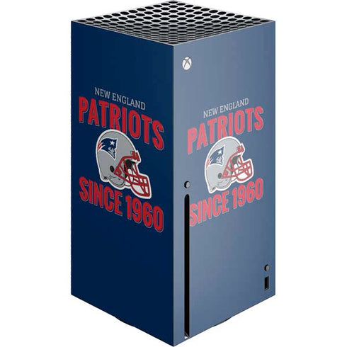 NFL New England Patriots Helmet Xbox Series X Console Skin